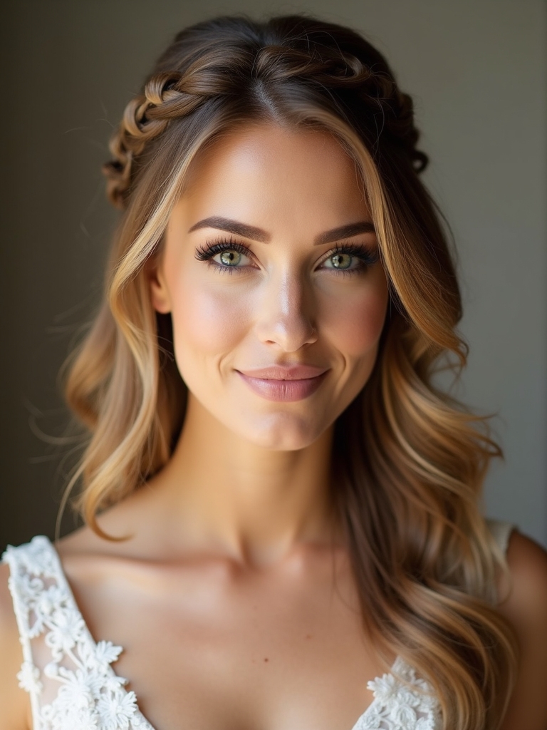 effortless romantic bridal textures