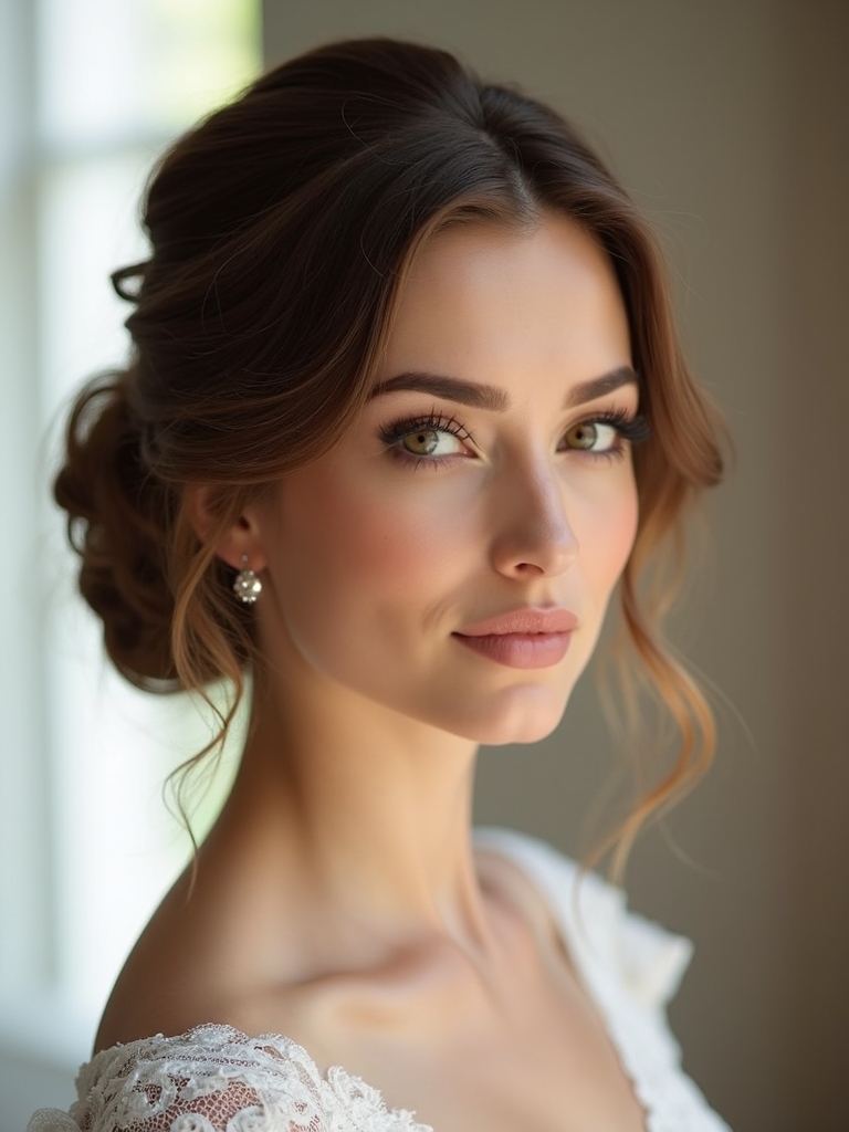 effortless romantic half up styles