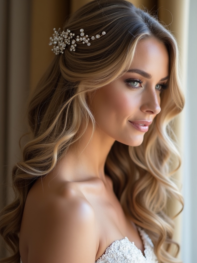 effortless romantic wave elegance