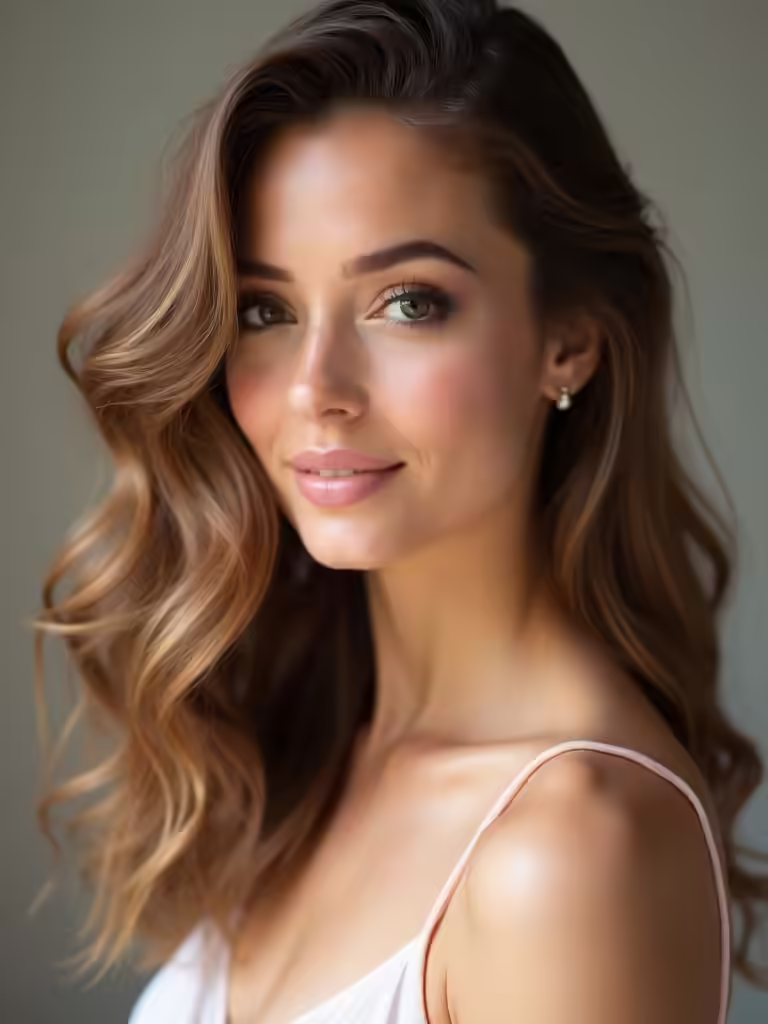 effortless romantic wave hairstyle