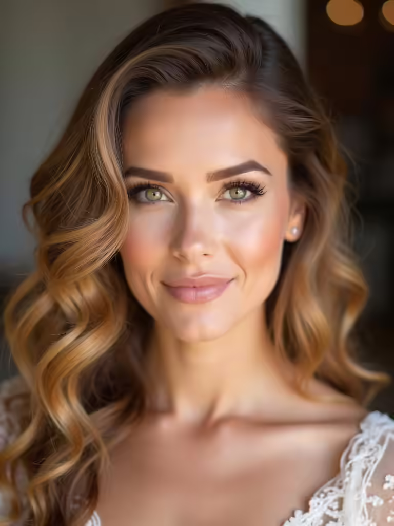 effortless romantic waves hairstyle