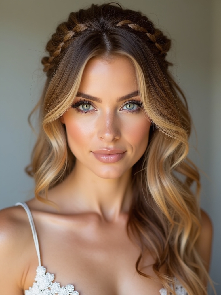 effortless romantic wavy hairstyles