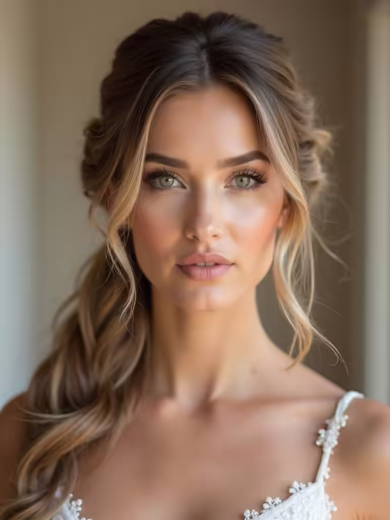 effortless romantic wedding hairstyles