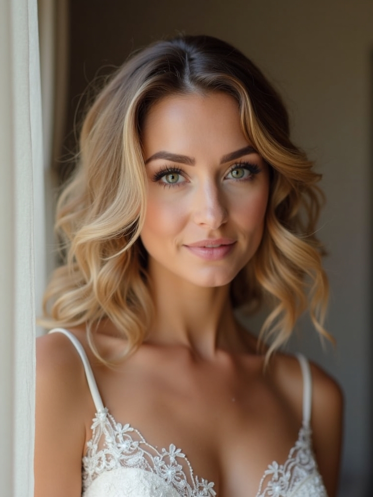 effortless romantic wedding waves