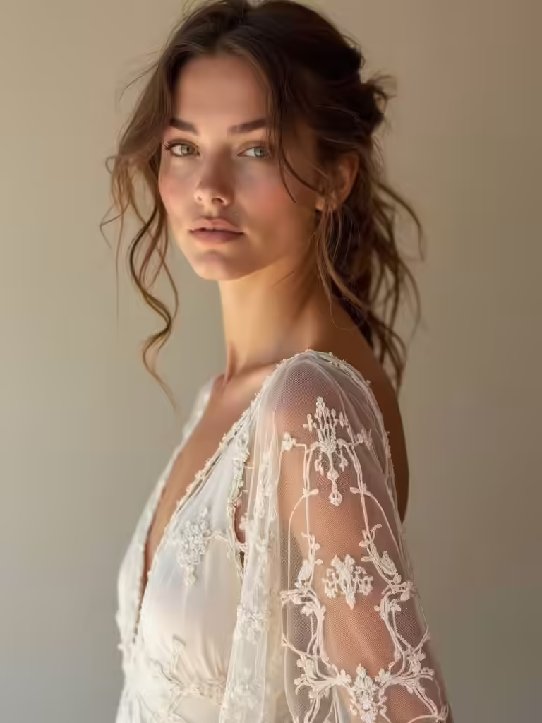 effortless textured romantic elegance