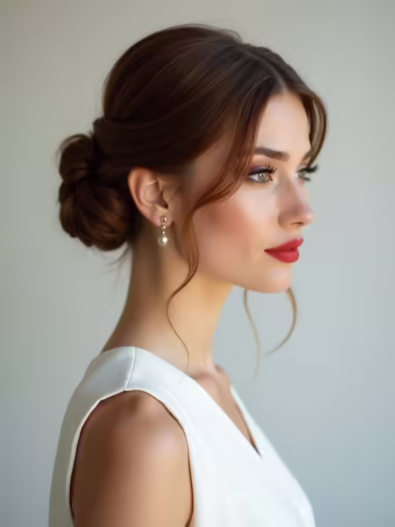 effortlessly chic bridal hairstyle