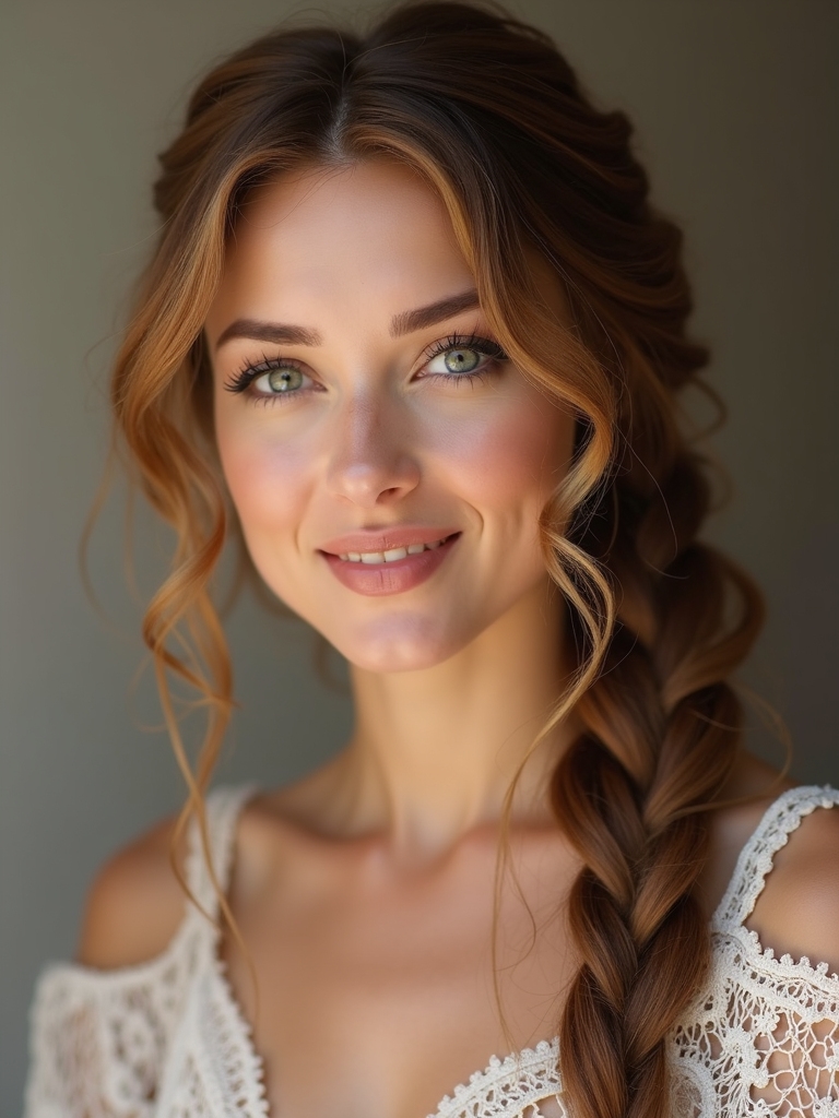 effortlessly chic romantic braids