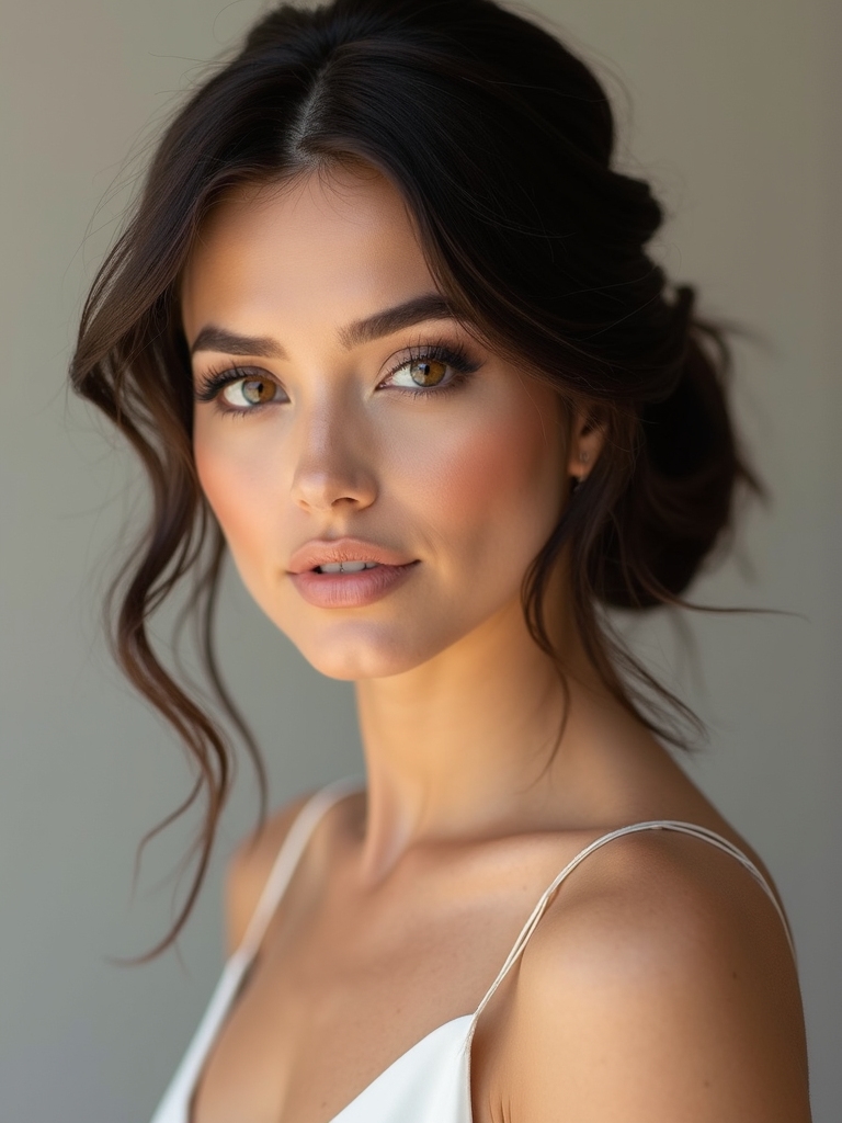 effortlessly polished minimalist hairstyle