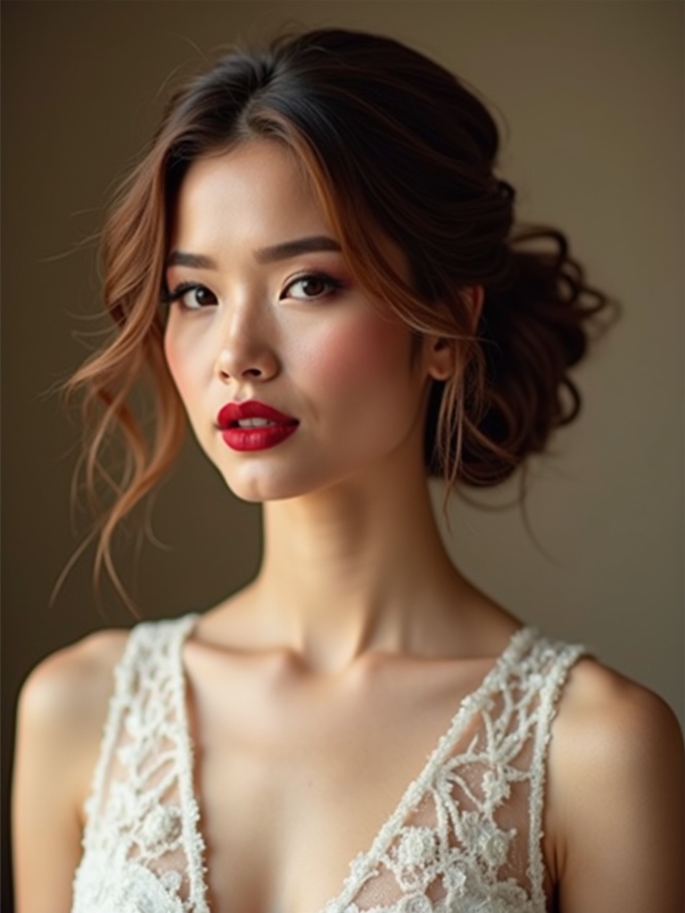 effortlessly romantic textured chignon