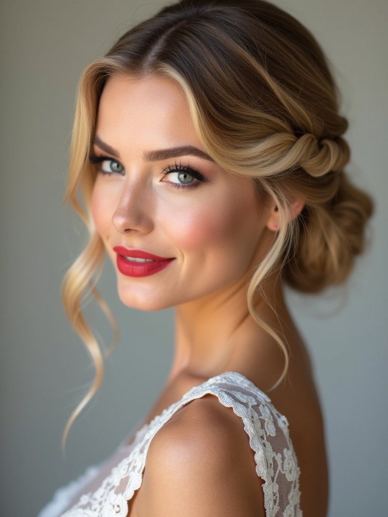 elegant braided wedding accents