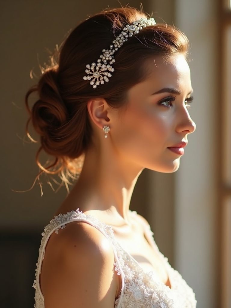 elegant bridal hair accessories