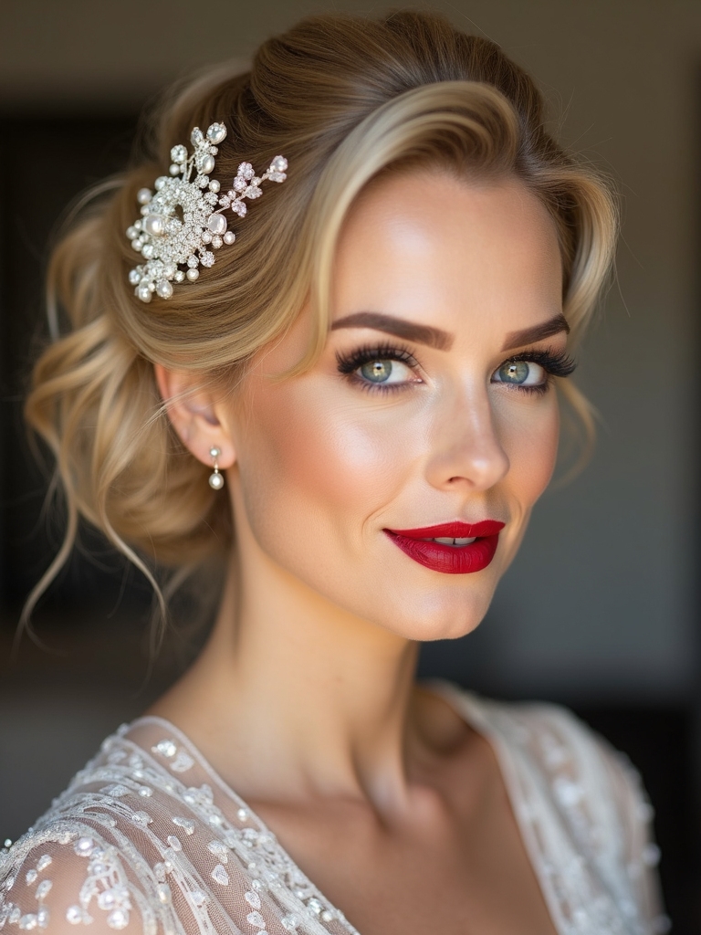 elegant bridal hair accessories