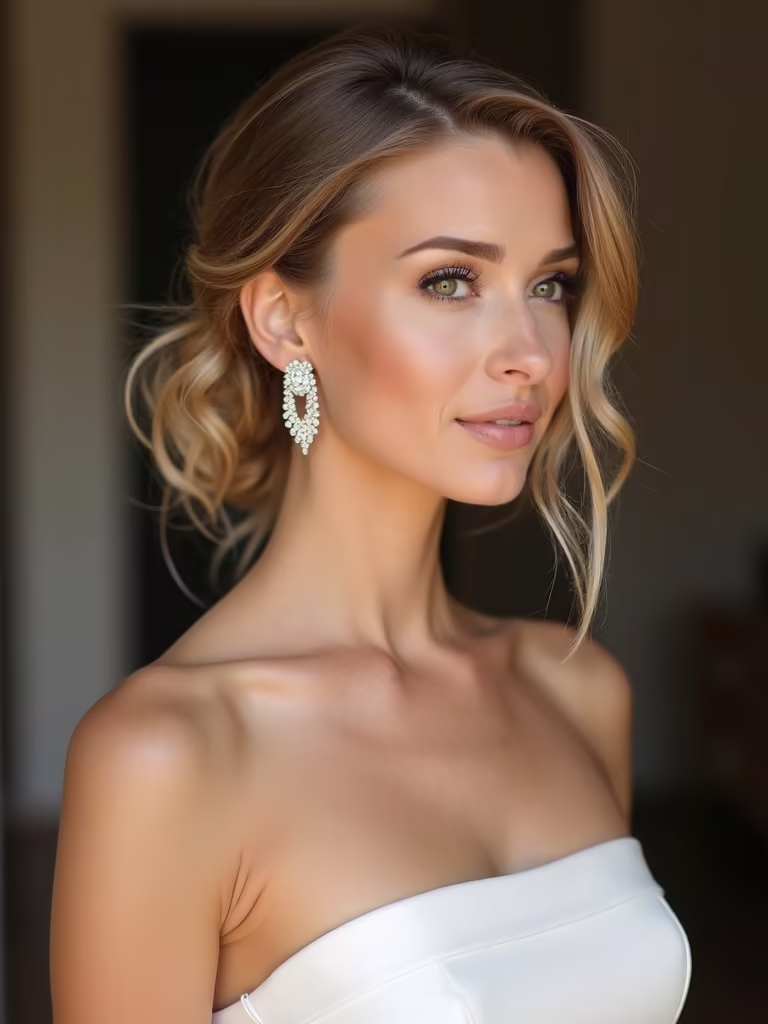 elegant bridesmaid hairstyle ideas