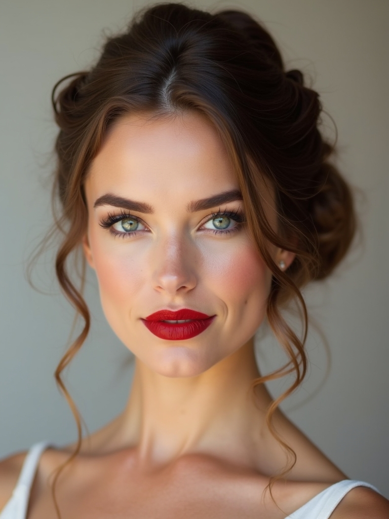 elegant bun styles showcased