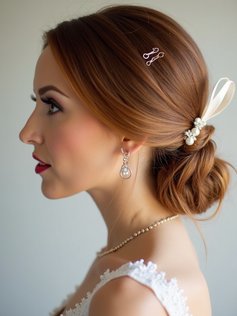 elegant comfortable low buns