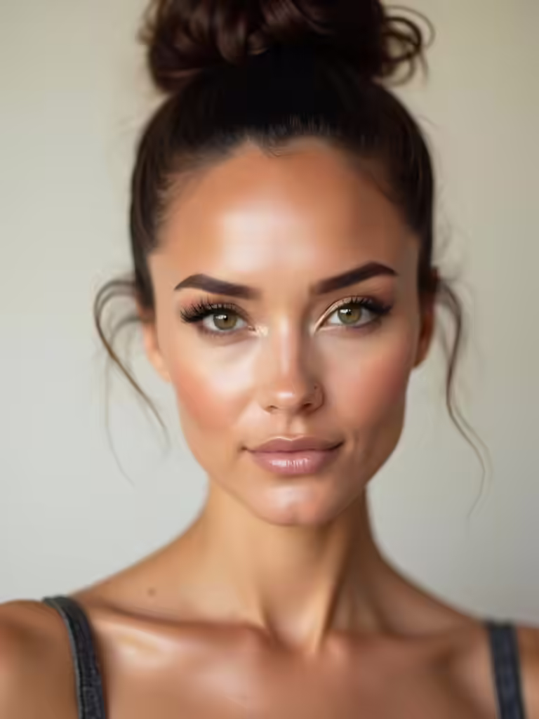 elegant cool toned bridal look