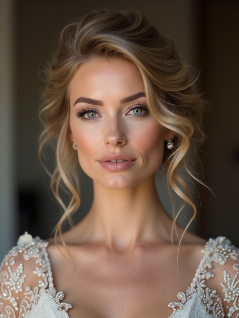 elegant engagement hairstyle ideas