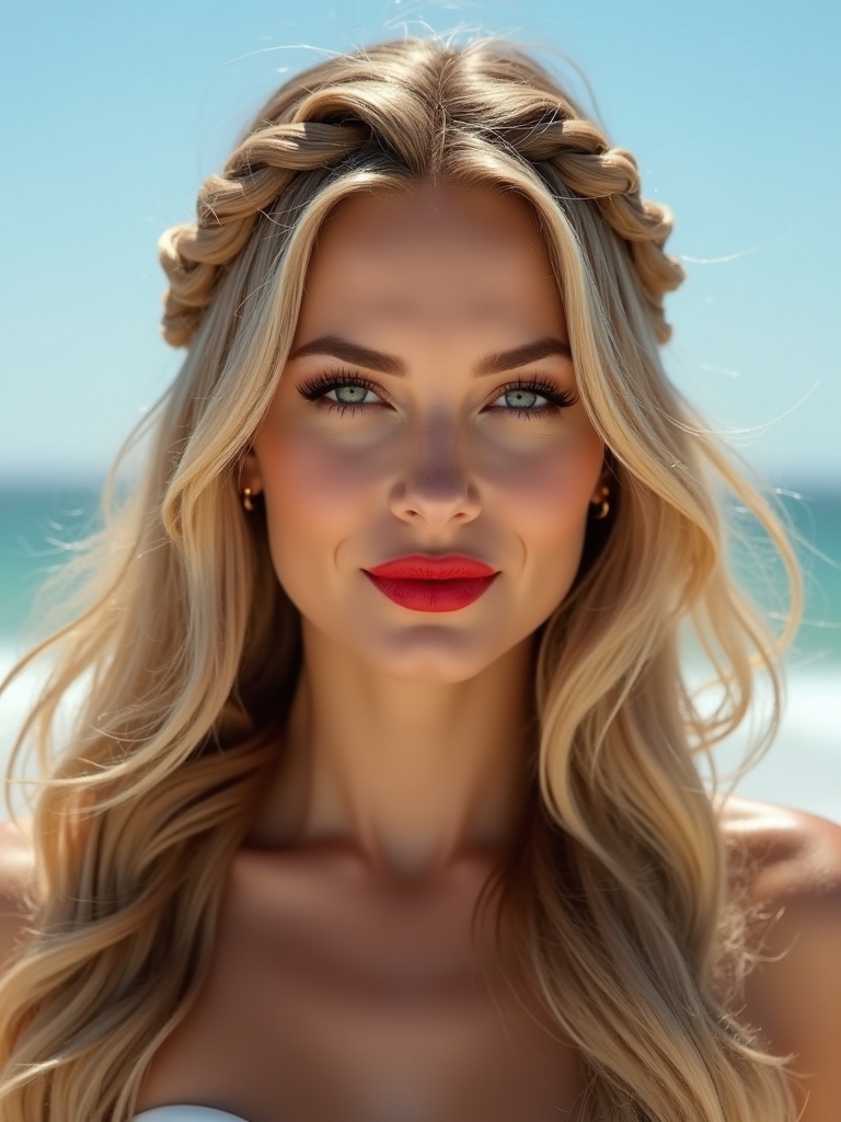 elegant face framing halo braids