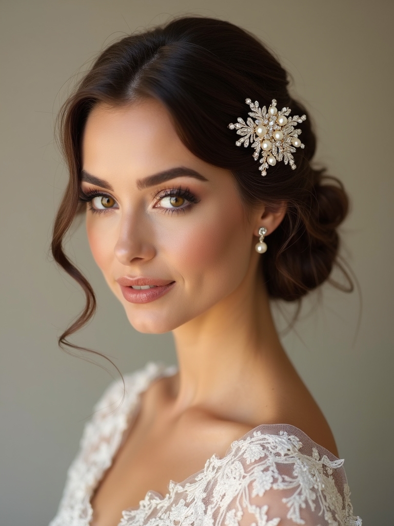 elegant hair comb styles