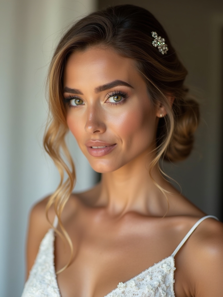 elegant half up hairstyles
