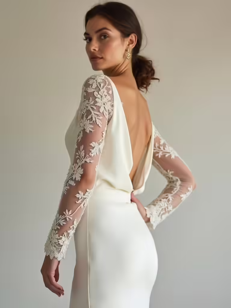 elegant lace sleeve styles
