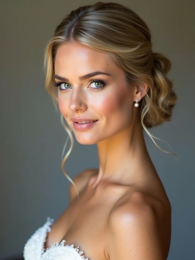 elegant low bun styles