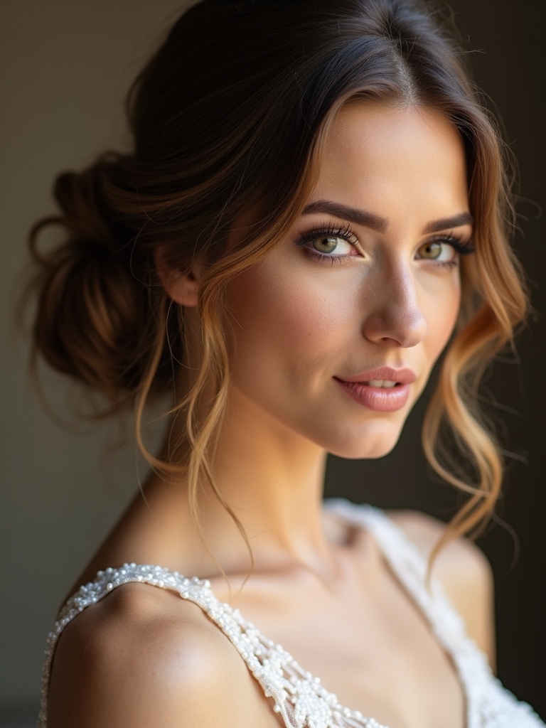 elegant low bun variations