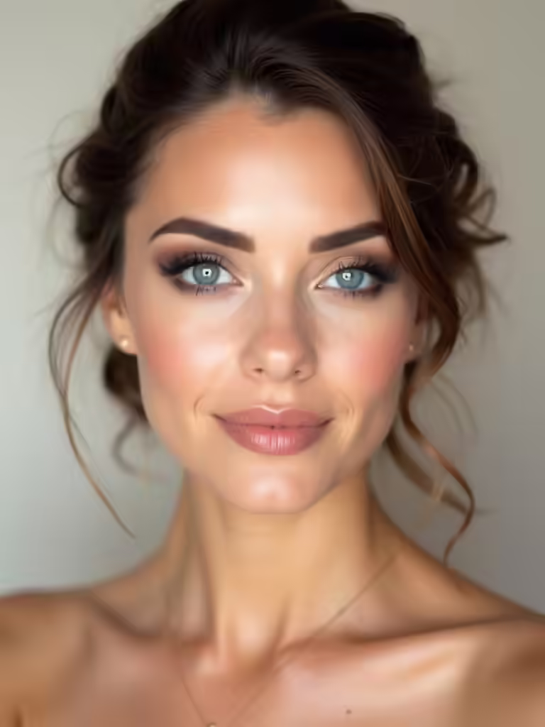 elegant makeup for blue eyes