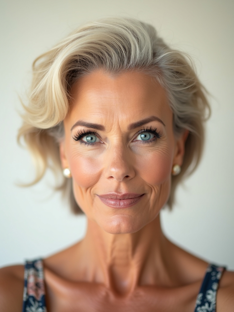 elegant makeup for mature brides