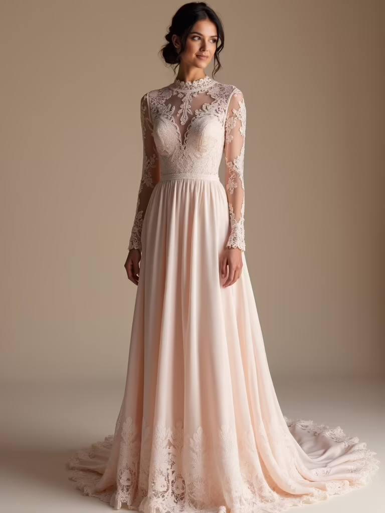 elegant modest wedding styles