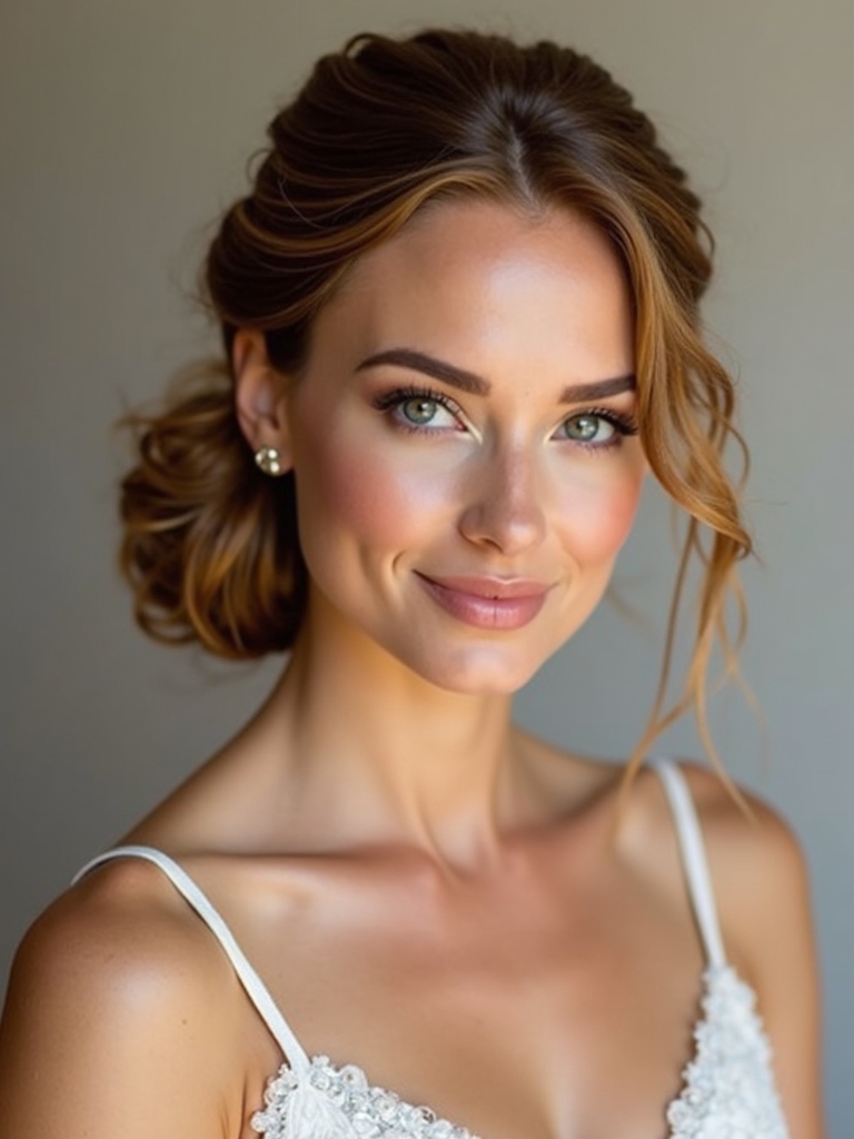 elegant polished bridesmaid hairstyles