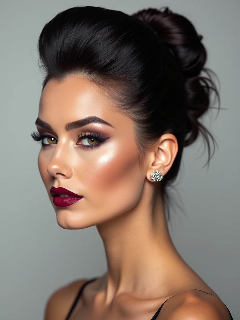elegant polished updos
