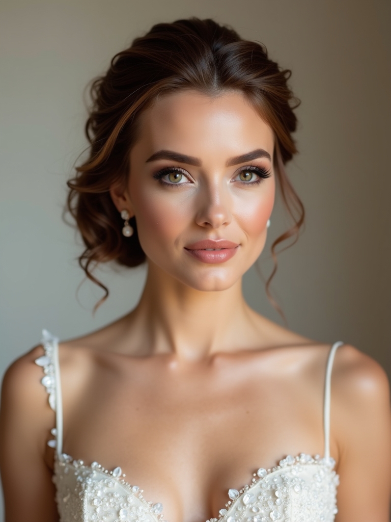 elegant romantic wedding updos