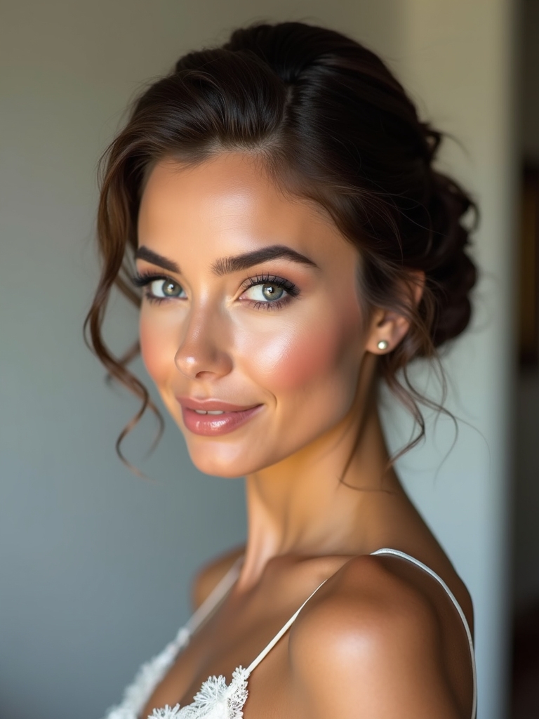elegant short hair updos