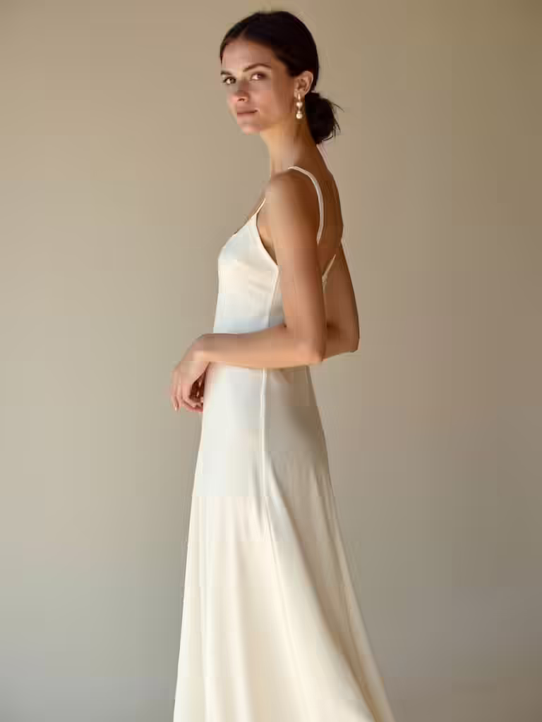 elegant simplicity in bridalwear