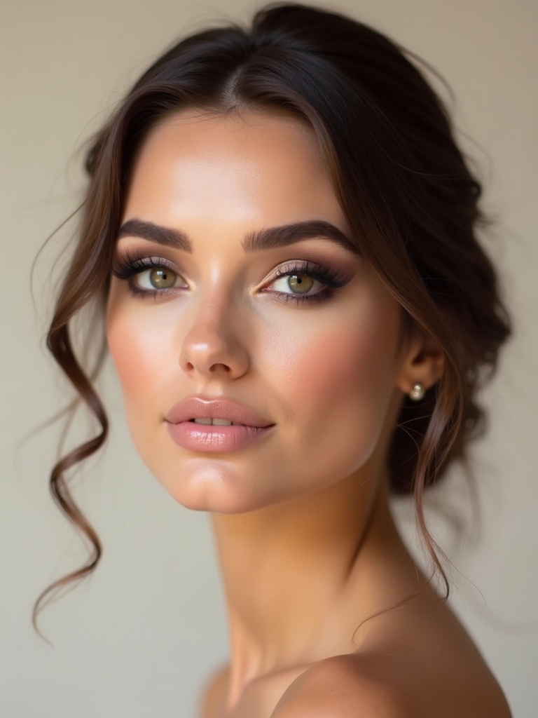 elegant taupe espresso eyes