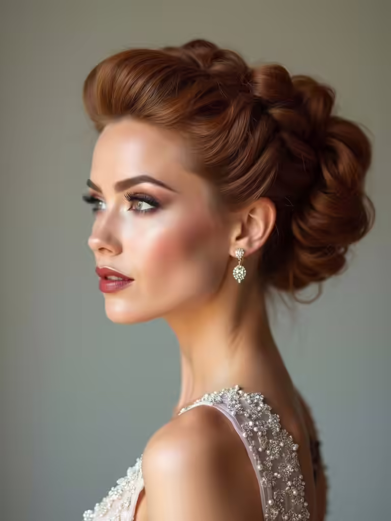 elegant updo hairstyle ideas