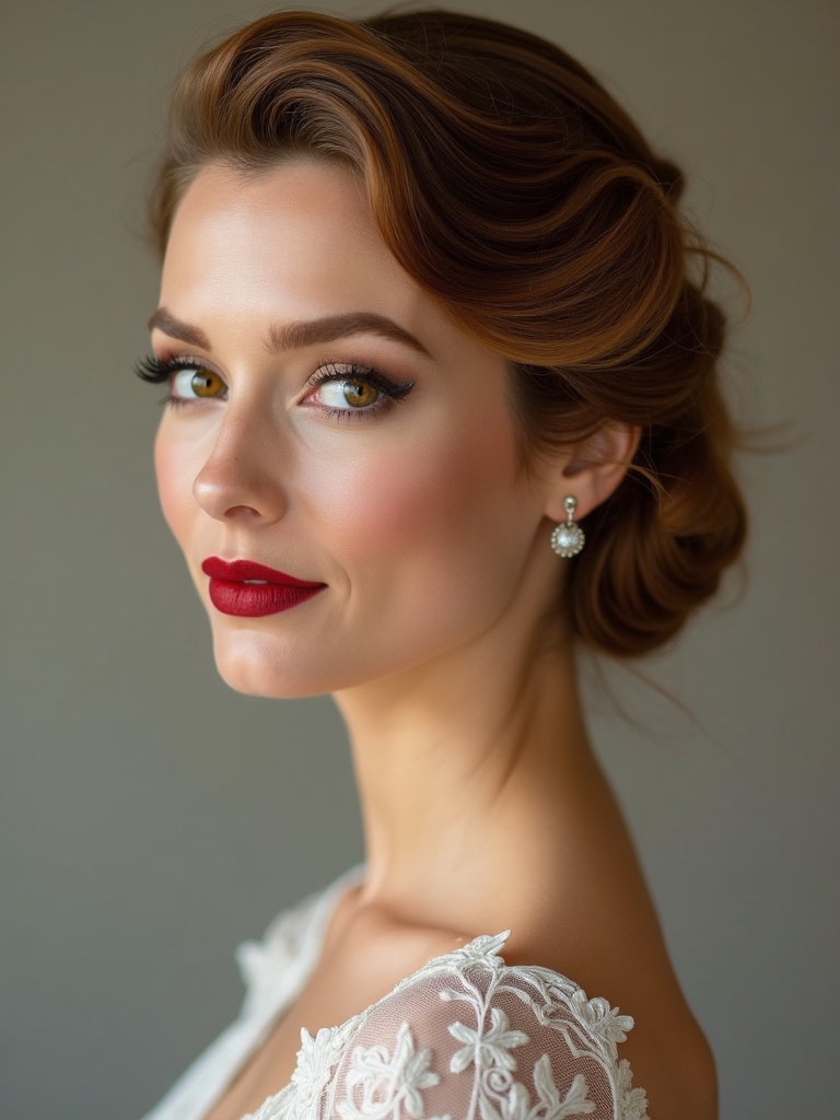 elegant vintage hairstyle ideas
