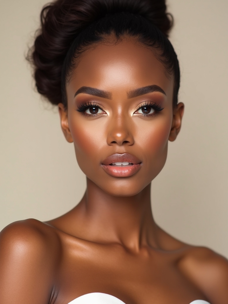 elegant wedding guest makeup