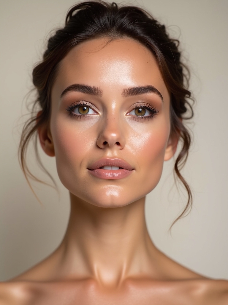 elongated matte eye makeup