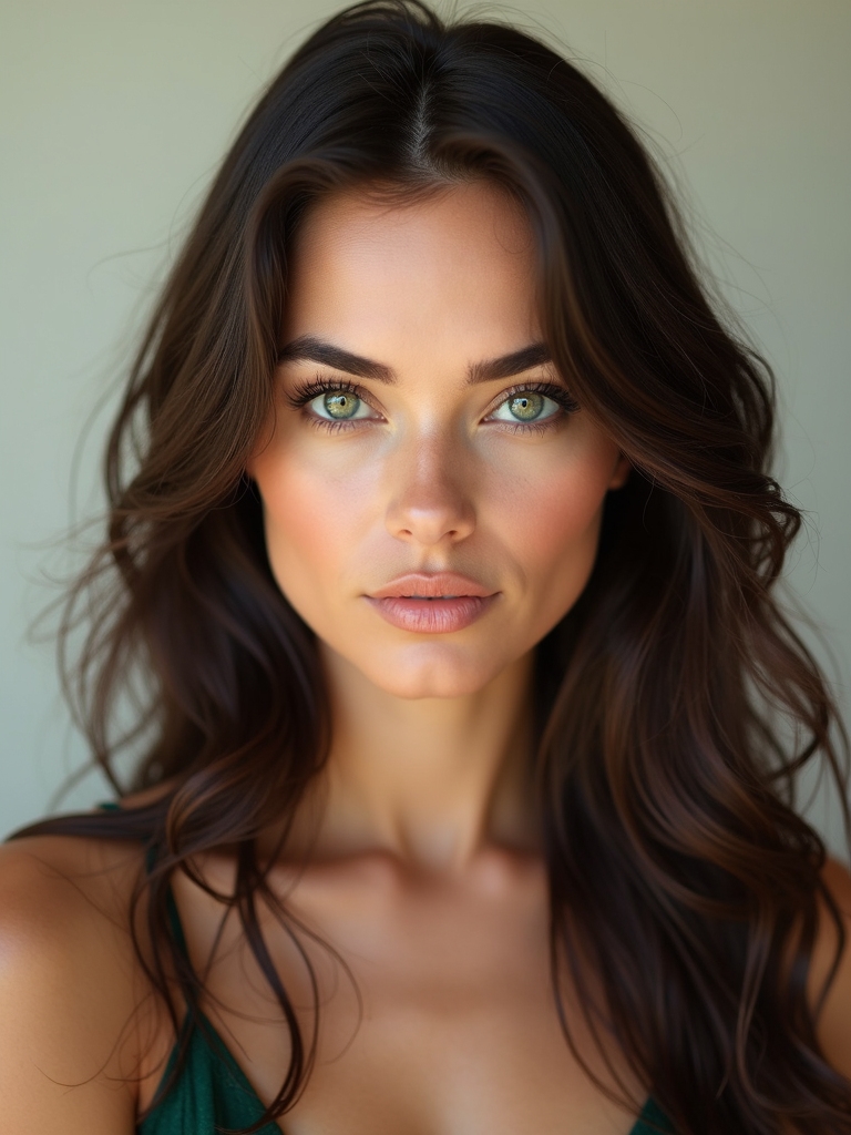 emerald olive wedding makeup