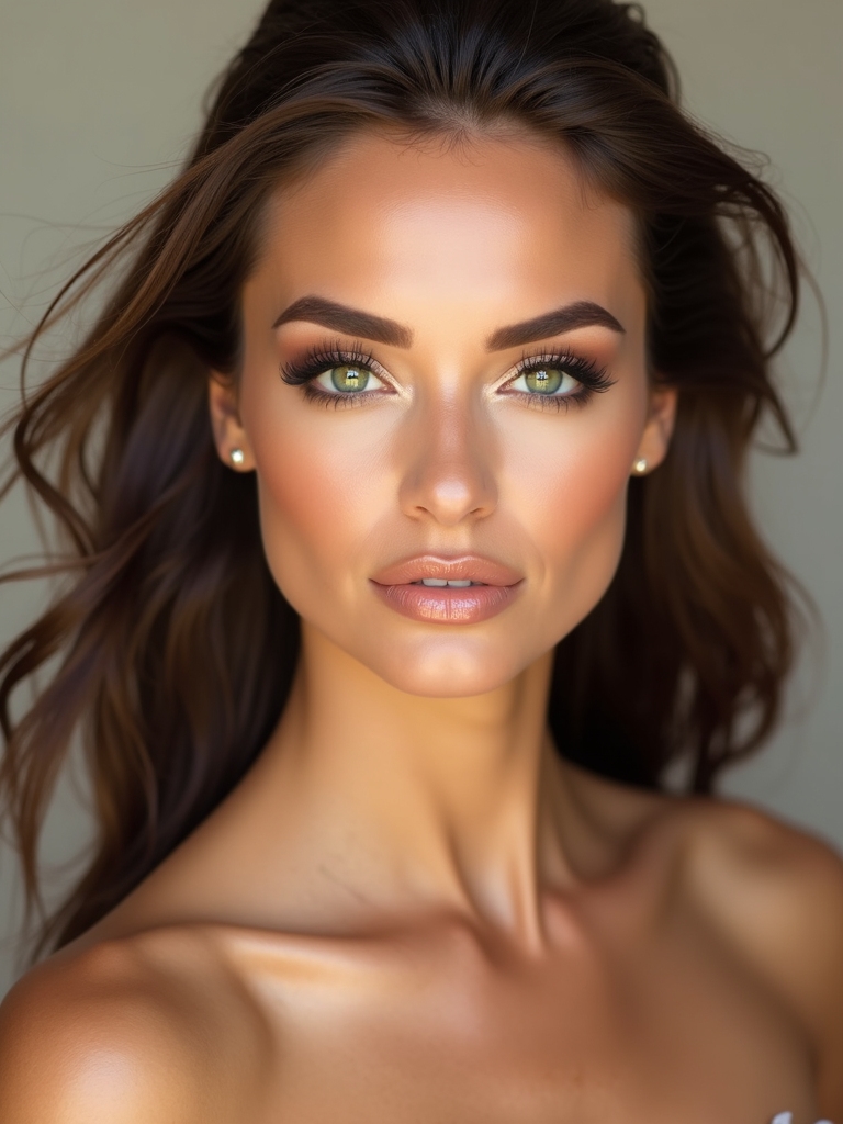 enchanting green eye makeup