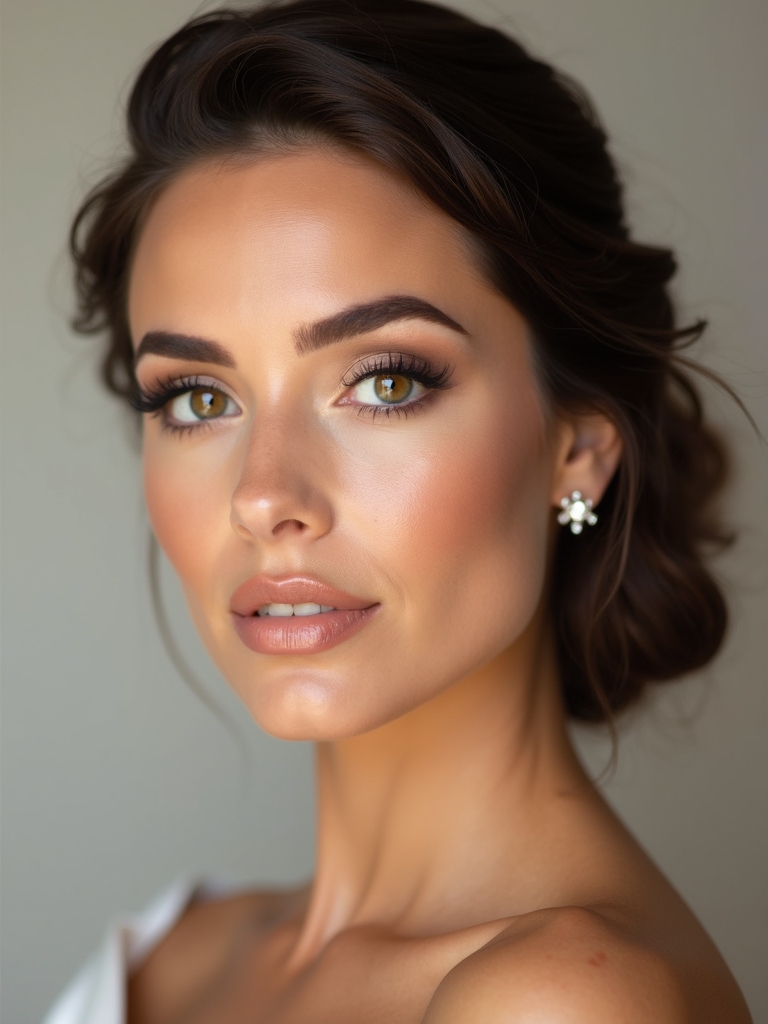 enchanting hazel eye beauty