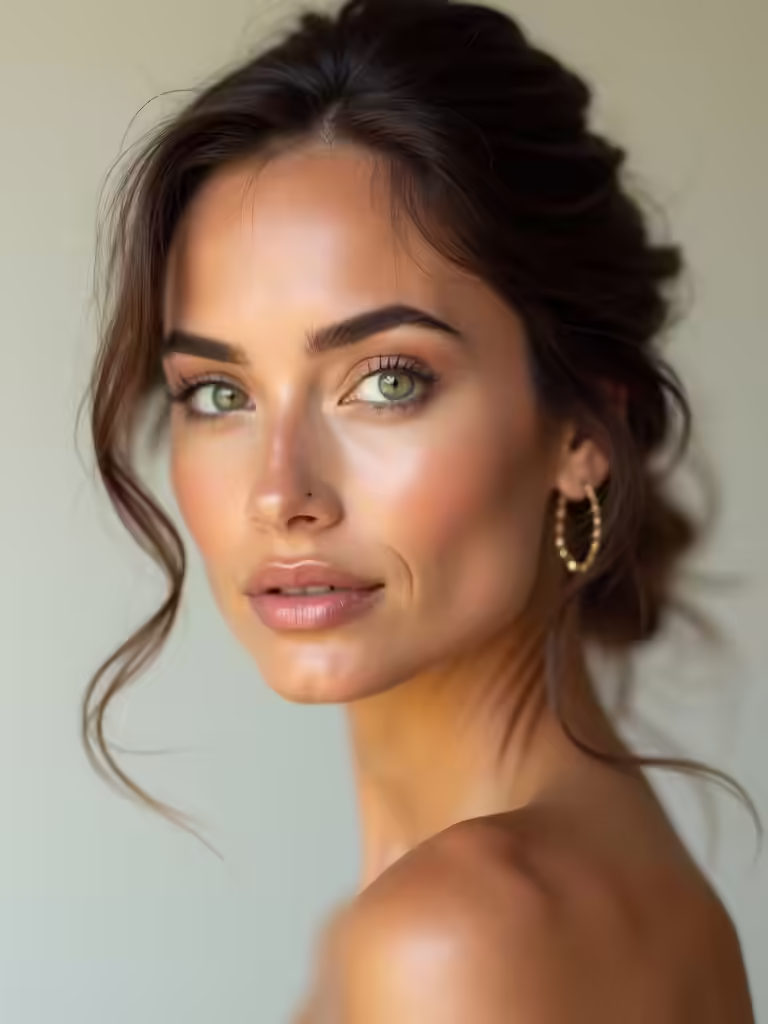 enchanting olive eye makeup