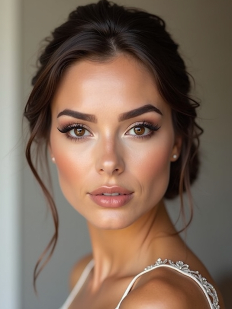 enhance brown eyes subtly