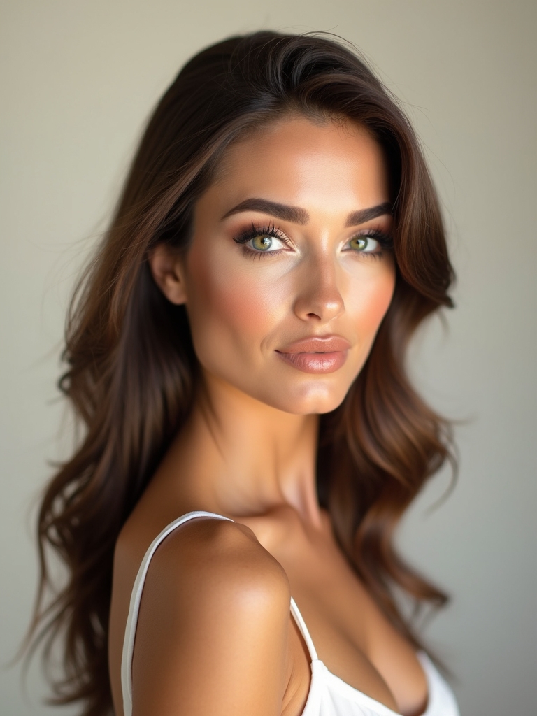 enhance green eyes beauty