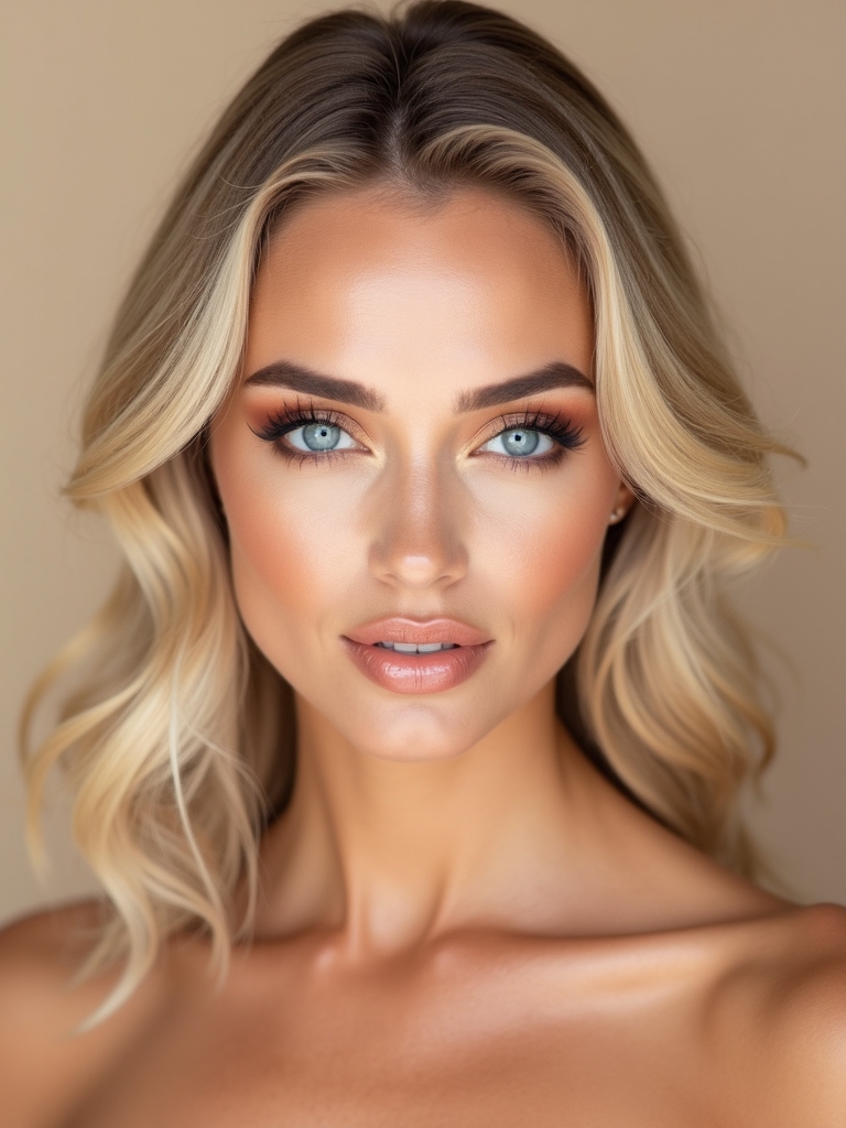 enhancing blue eyes elegantly