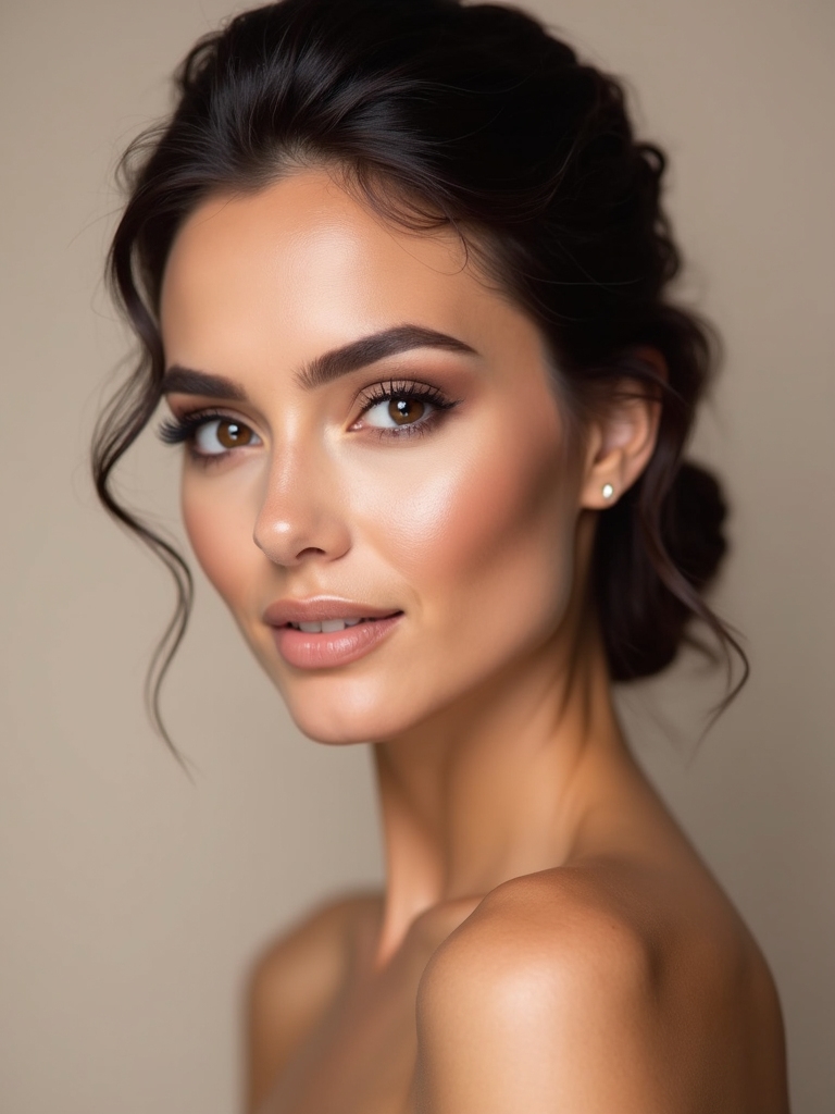 enhancing brown eyes elegantly