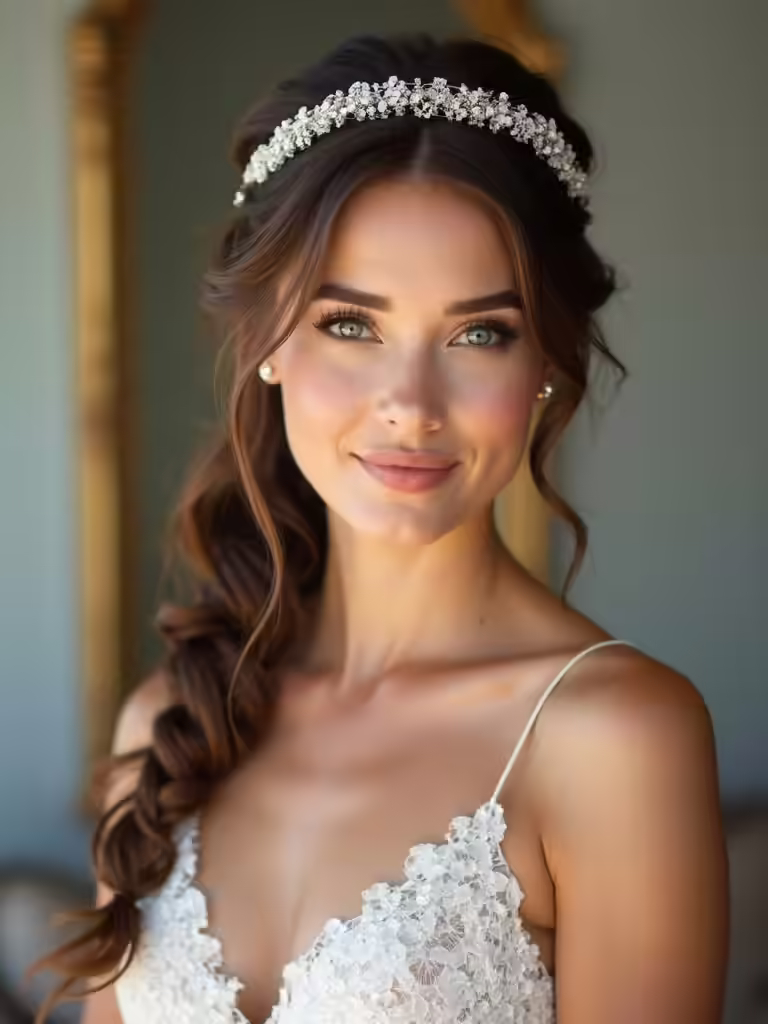 ethereal halo braids styling