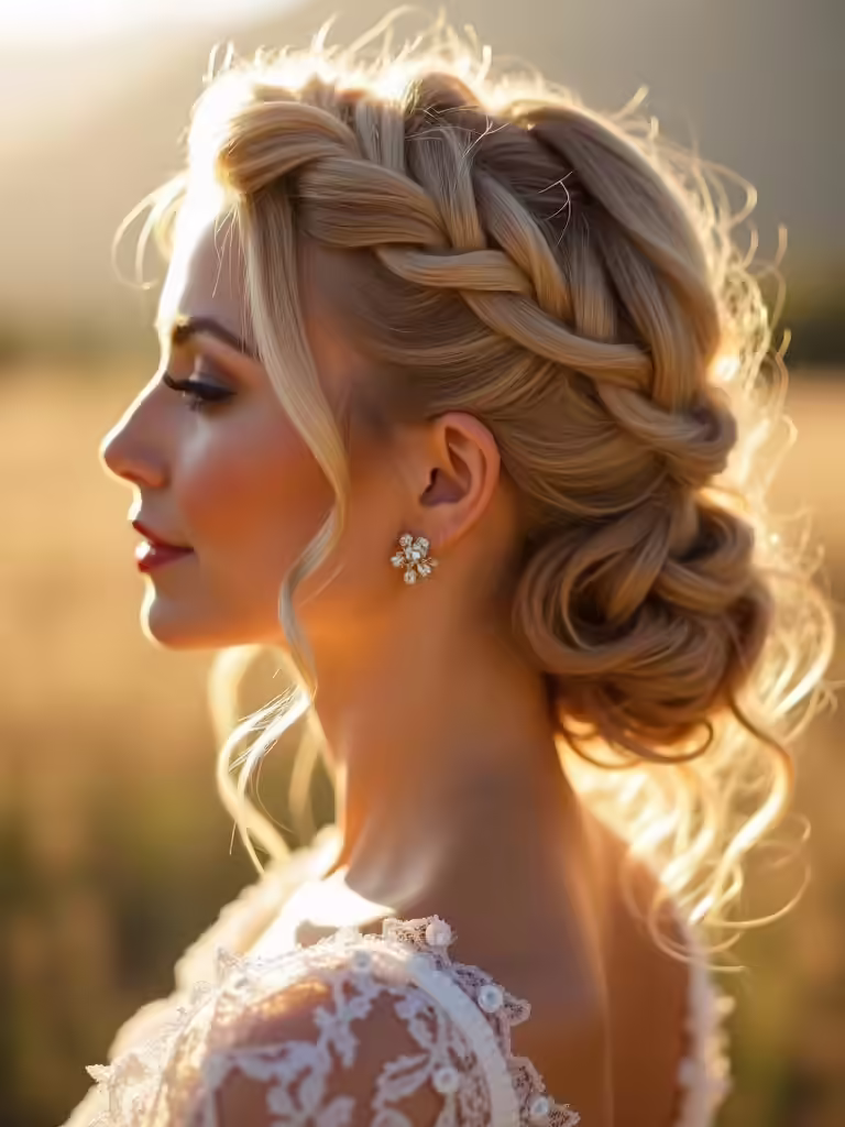 ethereal soft braided romance